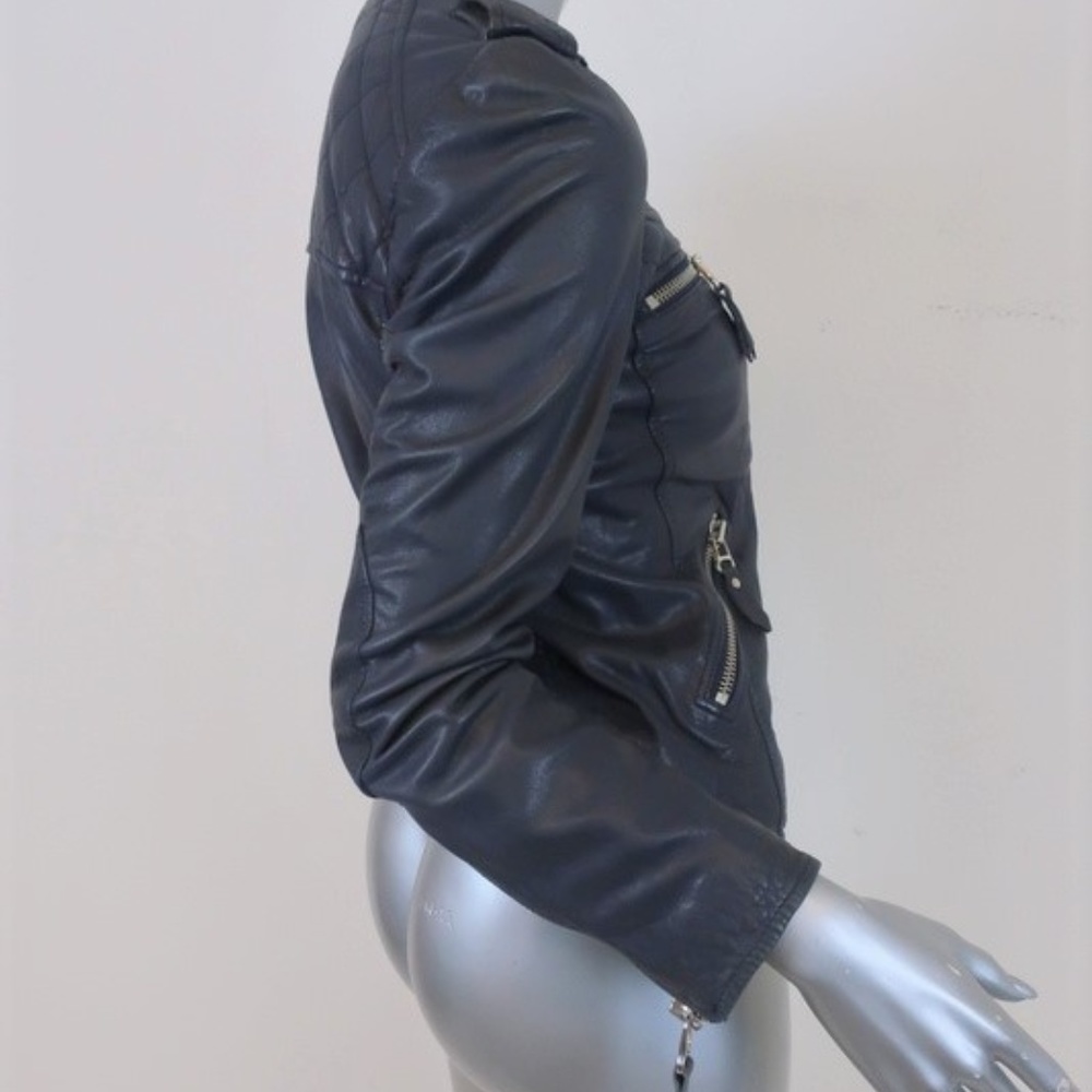 Isabel Marant Etoile Kady Quilted Leather Moto - Picture 2 of 8